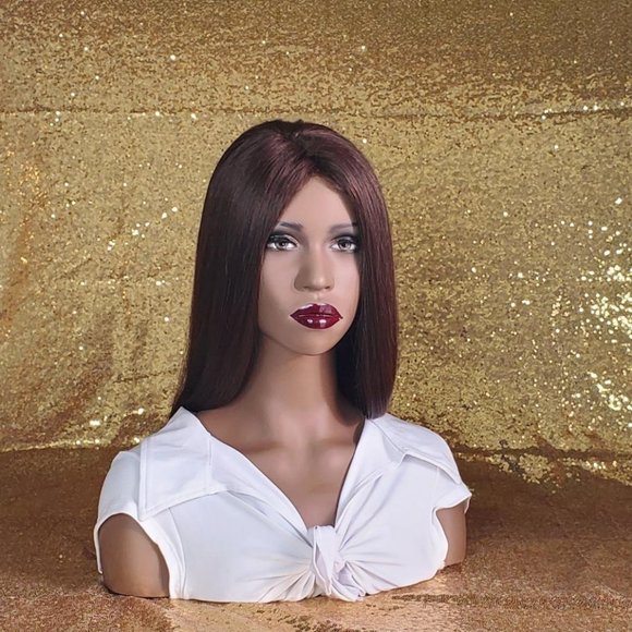 100% Human Hair - Alopecia wig - Yaki straight 16" - Picture 2 of 12